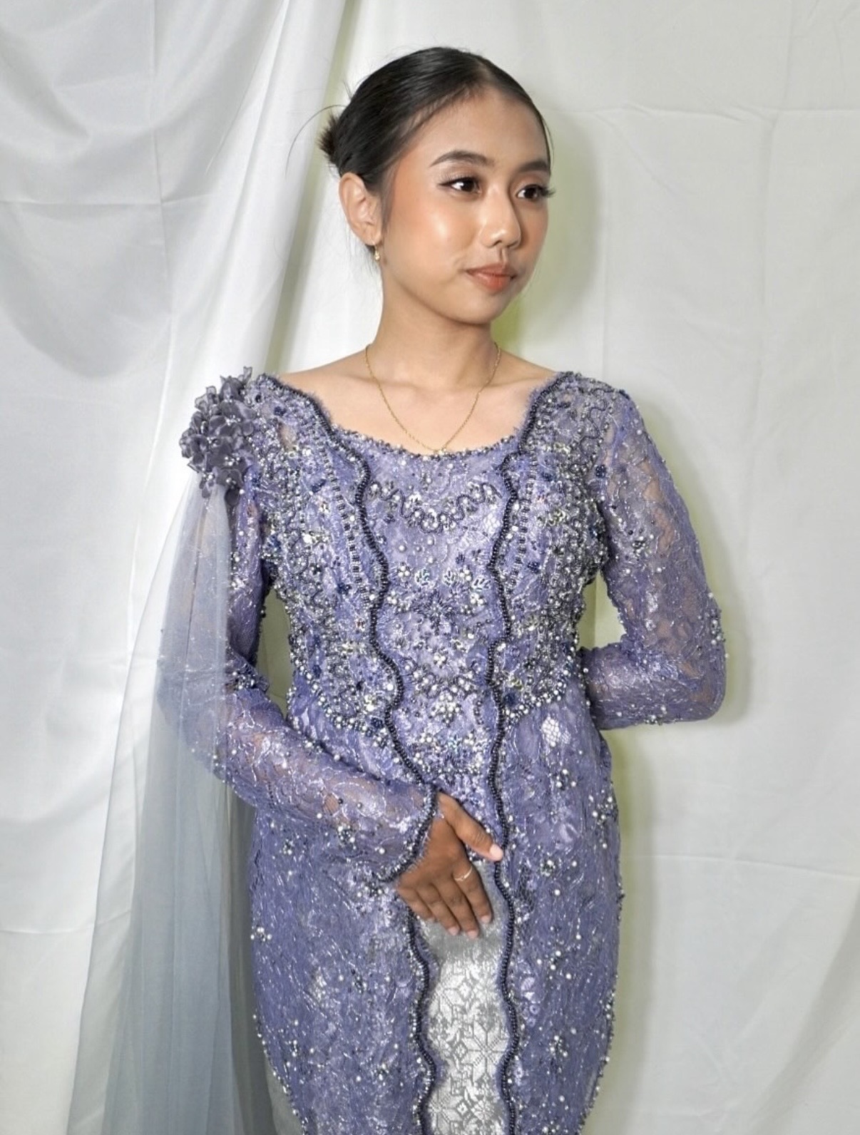 Delmora Grey in Denim Grey